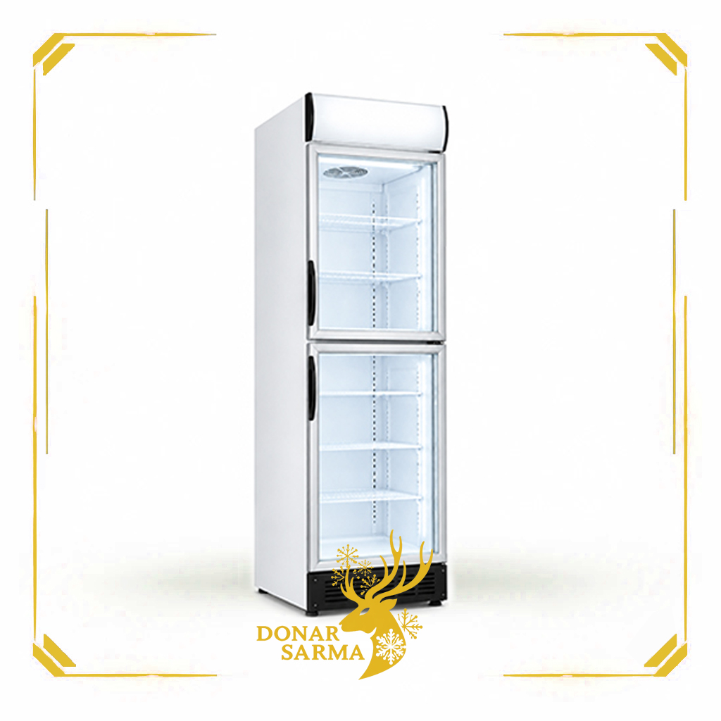 یخچال ایستاده ویترینی دو درب 60 سانتی
