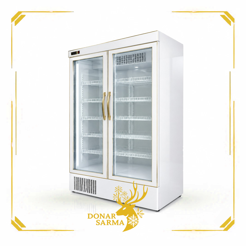 یخچال ایستاده ویترینی دو درب 140 سانتی